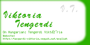 viktoria tengerdi business card